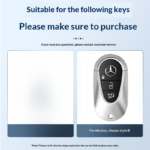 Applicable to Mercedes-Benz C260L key cover, C-Class C200L/GLC300L, new E-Class E300L, GLB buckle, GLE. - 图片 2