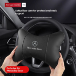 Compatible with Mercedes car seats: soft, comfortable headrests and neck cushions for the seat.